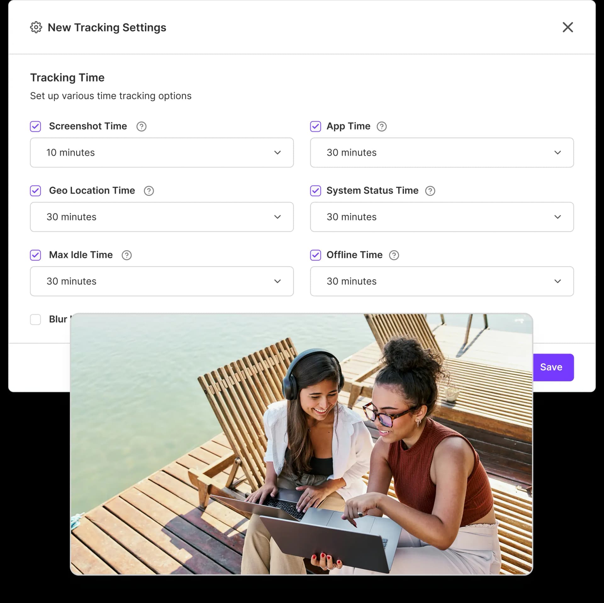 Idle Time Monitoring for Remote and Hybrid Teams